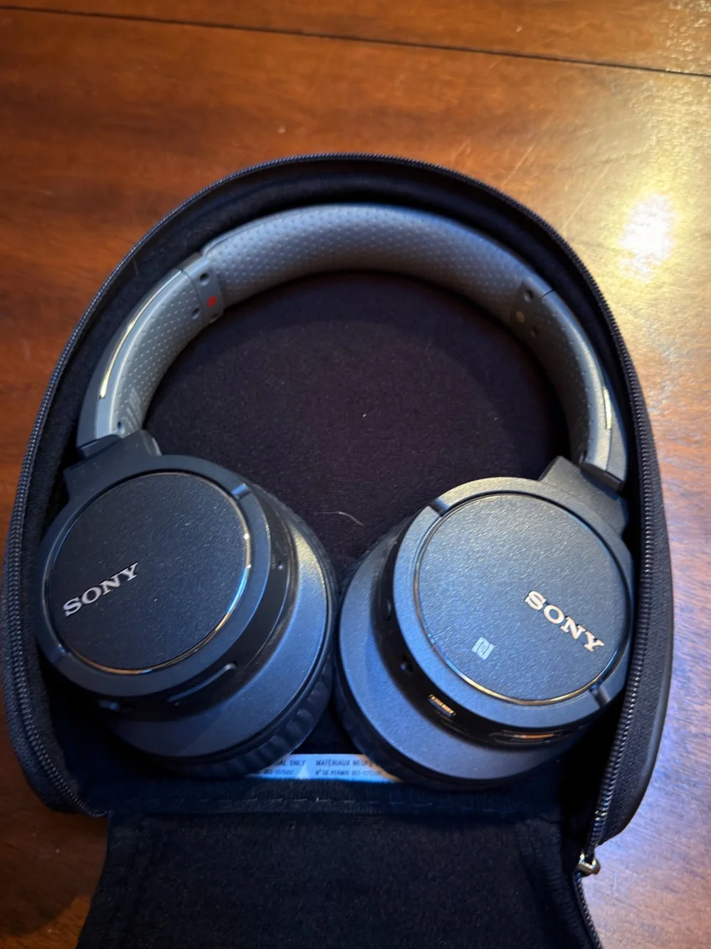 Sony Foldable Over-Ear Headphones - Black/Gray
